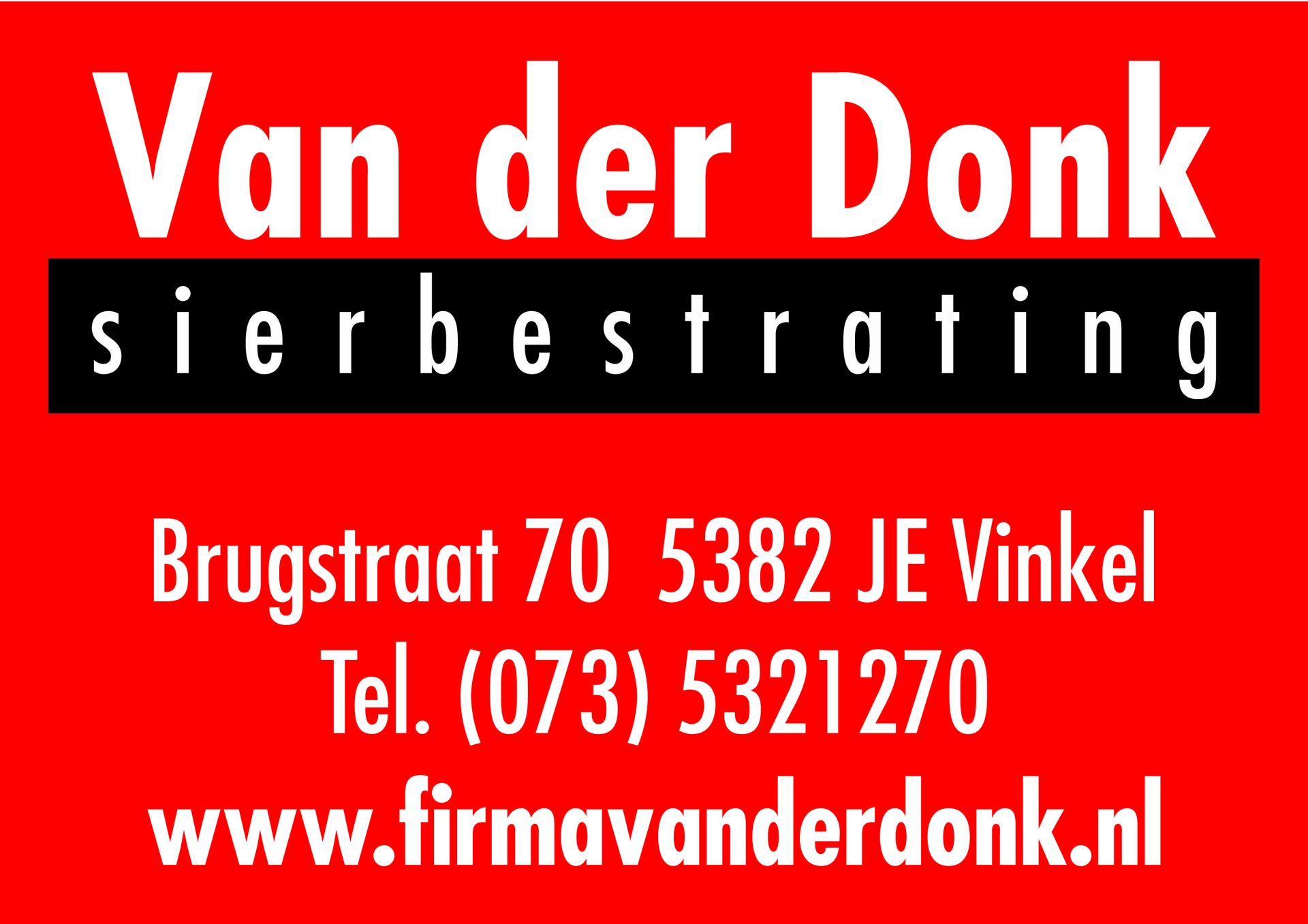 Van der Donk Sierbestrating