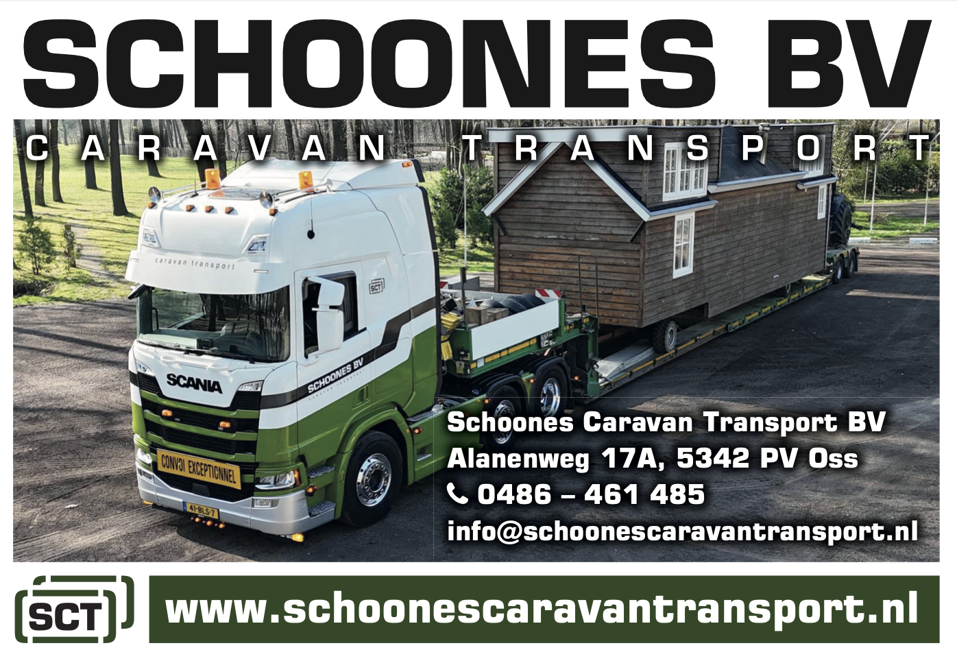 Schoones Caravantransport